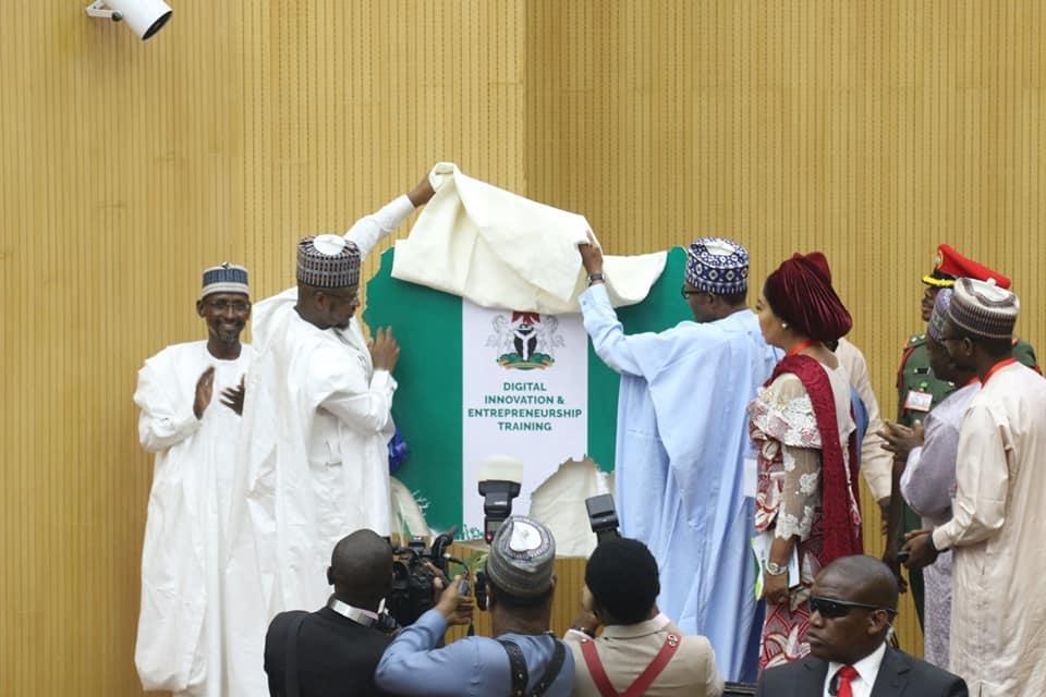 Driving for a Digital Nigeria: President Buhari Unveils Strategic Road Map, Commissions ICT Projects, Flags-off Digital Training